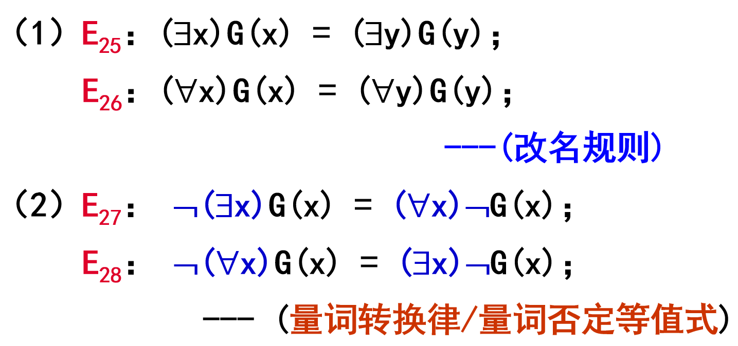 谓词演算的有效公式 1